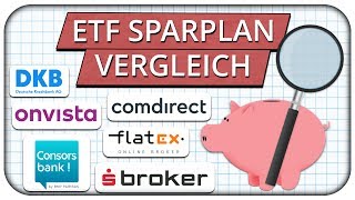 ETF Sparplan Vergleich Suche nach dem besten ETF Sparplan Anbieter  Testbericht 🔎 [upl. by Ellehcram]