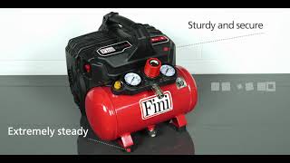 Siltek S 6 Fini Air Compressor ideal for home use very quiet only 59 dBA [upl. by Abramson917]