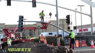 Street Traffic Signal Light Replacement [upl. by Irehs]