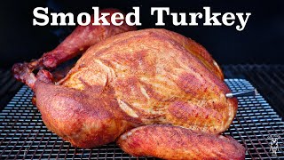 Smoked Turkey On A Pellet Grill  Smoked Turkey Brine Recipe [upl. by Irihs506]