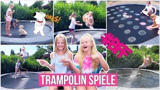 10 ARTEN VON TRAMPOLIN SPIELEN bei Langeweile BFF MaVie Family [upl. by Burford]