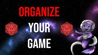 Organizing Your Game with ADHD [upl. by Cinemod]