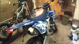 2012 WR450F GYTR FMF pipe [upl. by Calore]