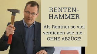 Hinzuverdienstgrenze 2020  Als Rentner jetzt finanziell durchstarten [upl. by Tsai]