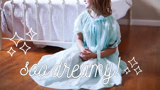 sew this EASY nightgown no pattern needed 🙌🥳 [upl. by Morell]