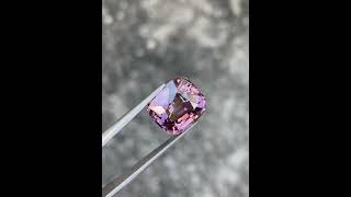 11x carats  Purplish Pink Burmese Spinel Cushion Cut Natural Gemstone spinel gemstone [upl. by Anya]