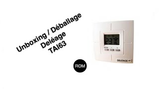 Déballage  Unboxing Deléage TAI63 140B0499 [upl. by Ahsirpac]