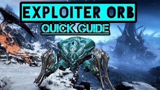 WARFRAME Exploiter Orb Guide amp How To Get Hildryn Warframe Parts [upl. by Luttrell]