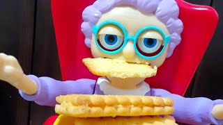 ASMR💥🌟Lemon Puff biscuits in Grannys plate satisfying [upl. by Eelyme]