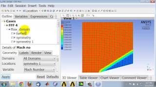 SimCafe Wedge in ANSYS FLUENT Mach No [upl. by Austine920]