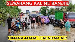 Semarang kaline banjir Dimanamana terendam air [upl. by Rowen]