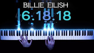 Billie Eilish  61818 XXXTENTACION tribute  piano cover  tutorial  how to play [upl. by Champaigne]