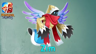 How to breed Zim in Monster Legends [upl. by Einafit987]