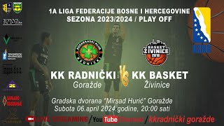 KK Radnički Goražde –KK Basket Živinice [upl. by Ahsirpac]