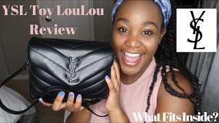 YSL Toy LouLou Handbag Review  What Fits Inside [upl. by Einaled]