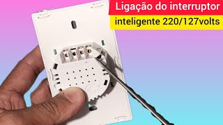 Como ligar interruptor inteligente 220volts Fase Fase Fase neutro e 127volts [upl. by Nod]