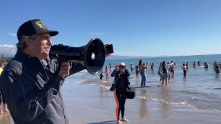 8Th ￼ Annual Polar Dip Santa Barbara California [upl. by Salchunas]