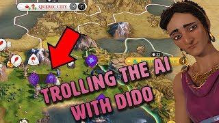 How To Troll The AI with Dido  Civilization VI Gathering Storm [upl. by Rebm117]