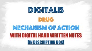 Cardiac glycosidesDigitalisDigoxin Mechanism of action [upl. by Erodasi559]