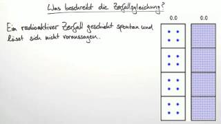 Physik Zerfallsgleichung und Zerfallsreihen  Physik  Atom und Kernphysik [upl. by Trela]