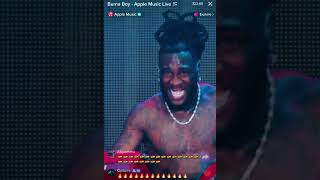 Burna Boy performs Kilometre live at his soldout London Stadium concert [upl. by Nyltyak]