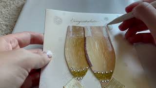 Tracing ASMR  my wedding cards [upl. by Eilah]