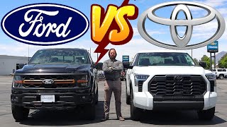 2024 Ford F150 Tremor vs 2024 Toyota Tundra TRD Which Truck Is Superior [upl. by Bambie]