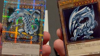 BlueEyes White Dragon Quarter Century Secret Rare LC01EN004 vs MP24EN001 [upl. by Adnoma]