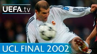 Real Madrid v Leverkusen  2002 UEFA Champions League final highlights [upl. by Detta]