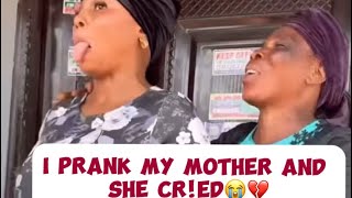 OMg😭Evan Okoro Why💔Expensive Prañk on her Mother😭 [upl. by Nylqcaj]