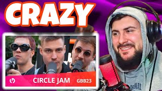 Damir Reacts  🇯🇵 GBB23 CIRCLE JAM with Helium Taras Stanin Alexinho and MORE 🔥 [upl. by Ardnuyek]