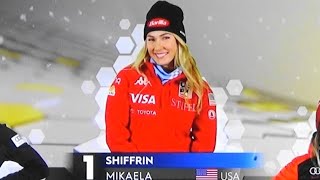 Mikaela Shiffrin  WINNER 98  Slalom  Levi  RUN 2  2024 [upl. by Uok]