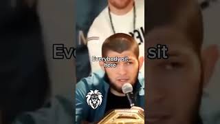 Khabib do not talk about others mental problems khabibnurmagomedovufc motivation ufc [upl. by Anitsyrk]