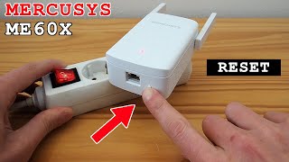 TPLink Mercusys ME60X WiFi 6 extender • Factory reset [upl. by Anawot]