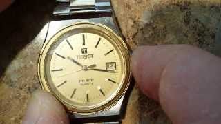 How to set the minute hand on a vintage Tissot PR516 Quartz watch [upl. by Zach]