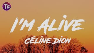 Céline Dion  Im Alive LyricsLetra [upl. by Allyson]