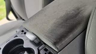 REMOVING build up from the arm rest [upl. by Aicinad]