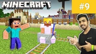 TIME TO MAKE RAIL MINECRAFT GAMEPLAY 9 [upl. by Snah]