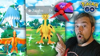 How To Catch Shiny Galarian Articuno Zapdos amp Moltres In Pokémon GO [upl. by Ainattirb68]