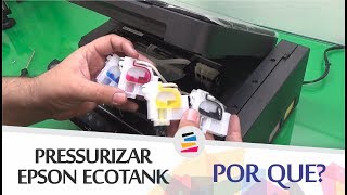 Porque pressurizar a Epson EcoTank Falhas de Impressão Veja este vídeo  SULINK [upl. by Joni416]