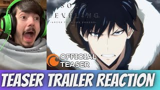 SOLO LEVELING SEASON 2 TEASER TRAILER REACTION SOLO LEVELING 2 LOOKS INSANE [upl. by Llorre]