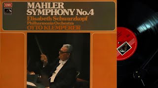 LP Mahler  Symphony No 4  Klemperer side A [upl. by Ydissahc486]