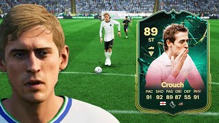 89 HEROIC CHRONICLES EVOLUTION PETER CROUCH PLAYER REVIEW  EA FC 24 ULTIMATE TEAM [upl. by Ruff]