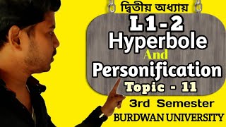 What Is Hyperbole And Personification In Figure Of Speech। L12 Compulsory English BA। [upl. by Opal]