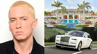 Eminem Extravagant Lifestyle BiographyNet Worth Career and Success Story [upl. by Assele]