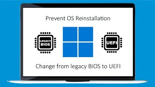 Prevent OS Reinstallation Change from legacy BIOS to UEFI [upl. by Orlanta]