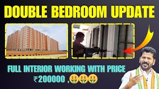 19 July DOUBLE BEDROOM FULL INTERIOR WORK WITH PRICE ₹200000 UPDATE IMMSK [upl. by Rozina]