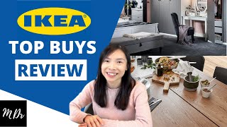 3 Most WORTHIT IKEA Furniture Buys  2021 Review [upl. by Aener535]