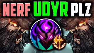 ITEM NERFS BUFFED UDYR Best BuildRunes How to Play Udyr Jungle amp Carry S14 [upl. by Haleehs]