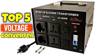 Top 5 Best Voltage Converter Transformer Reviews in 2022 [upl. by Eyssej634]